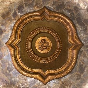 Vintage Cherub Art Wooden Wall Decor